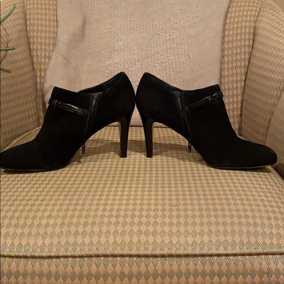 Nine West Suede/Leather Booties - Picture 3 of 5